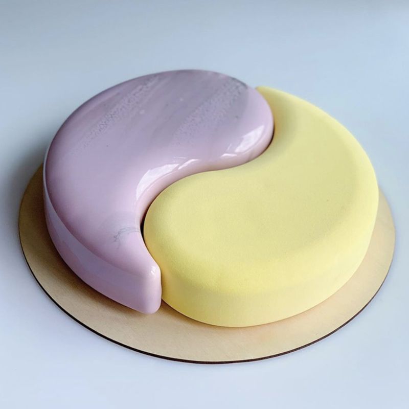 YIN YANG – moules 3D en Silicone, moule de décoration, pour pâte de sucre et bonbons, ustensiles de cuisson Y1QB