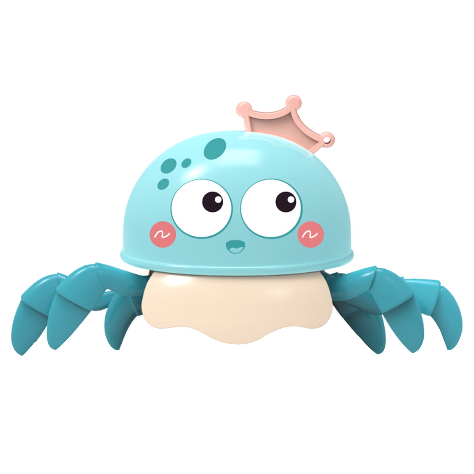 Baby cartoon cute octopus wind-up bath toy children's water swimming chain clockwork toy beach infant swimming water play toy: Green 753