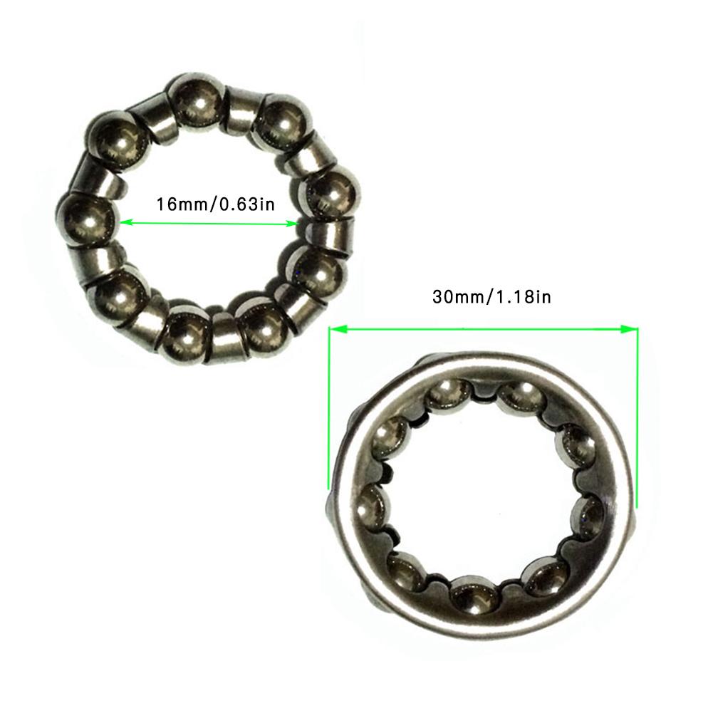 7 9 kugeln Fahrrad Fahrrad Achse Headset eingesperrt Kugellager Fahrrad Radfahren Gabel Schüssel Kugeln Stahl Korn Rahmen Lagerbier Headset KäFeige: 30mm unterseite klammer