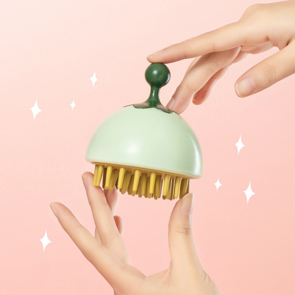 Cepillo Exfoliante para todo tipo de cabellos, masajeador de cuero cabelludo, cepillo Exfoliante para lavar el pelo, para hombres y mujeres