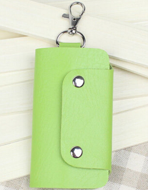 Big ! Pu Leather Brand Style Solid Key Wallets Bag Car Housekeeper Holders