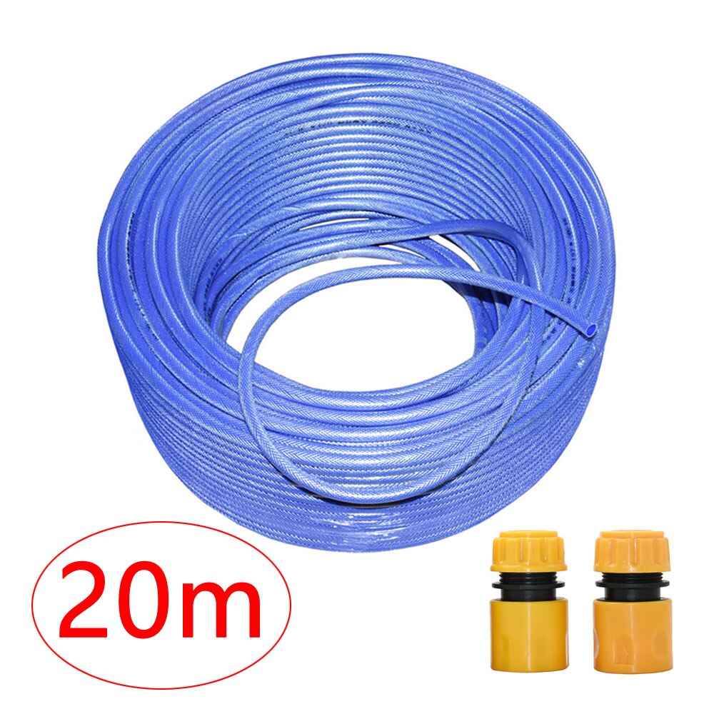 3m-20m Garden Irrigation Watering Hose With 1/2 Connector PVC Car Wash Garden Water Pipe Plants Flower Sprinkler Tools: 20m