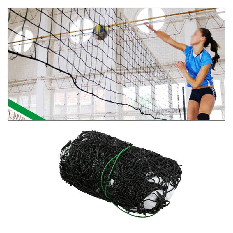 Opvouwbare Standaard Officiële Size Outdoor Indoor Beachvolleybal Netto Sport Netting Met Stalen Kabel En Pouch Netto Voor Valleyball