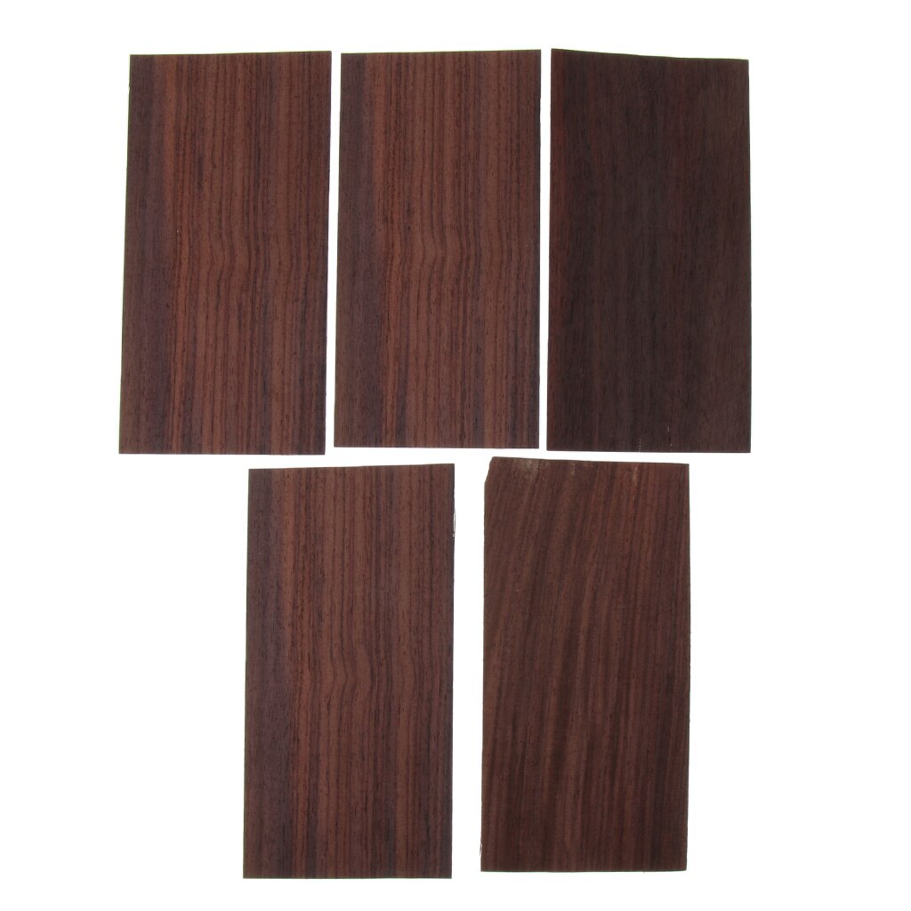 Tête de guitare en bois, 5 pièces, plaque de placage, couvre-chef, pièces de guitare, artisanat Luthier 220x110x1mm