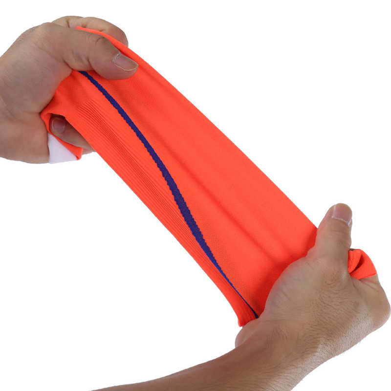 Calcetines protectores de compresión para pantorrillas, medias de Protección deportiva sin pies, para fútbol, 1 par