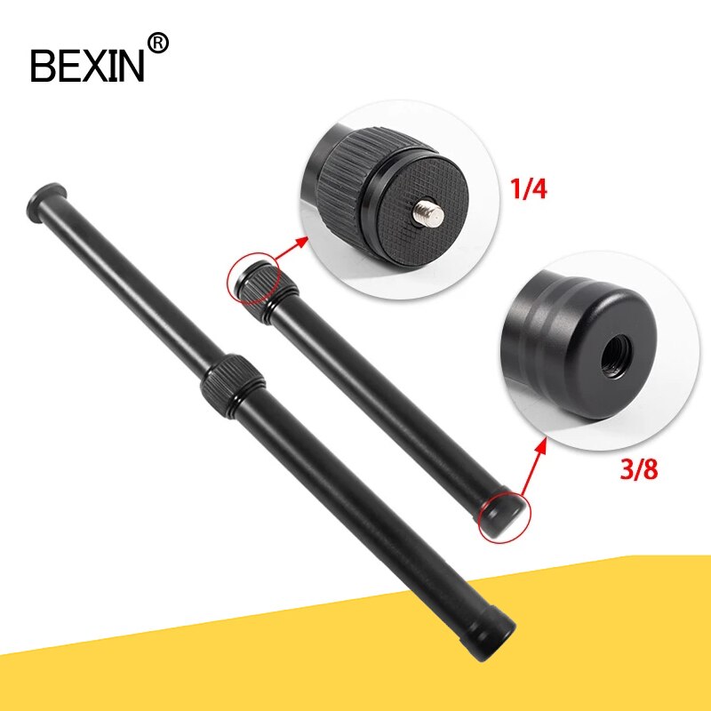 Bexin Selfie Stok Verlengstuk Met 1/4 Of 3/8 Schroef Handheld Stabilizer Adapter Verstelbare Statief Monopod Mount Verlengstuk