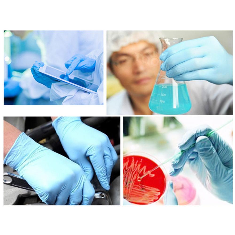 100Pcs Laboratorium Benodigdheden Wegwerphandschoenen Latex Nitril Lab Verbruiksartikelen Ziekenhuis Single-Gebruik Beschermende Handschoenen