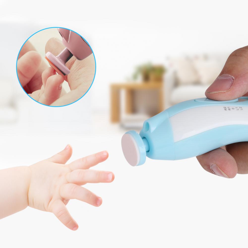 Elektrische Baby Nail Trimmer Baby Schaar Babies Nail Care Safe Nagelknipper Cutter Voor Kinderen Newbron Nail Trimmer Manicure Set