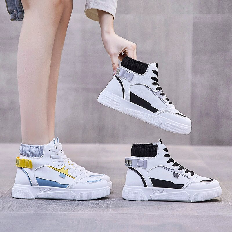 Woman Shoes Sneakers Spring Korean Casual Sports Shoes White Shoes atmospheric walking shoes flexible women shoes