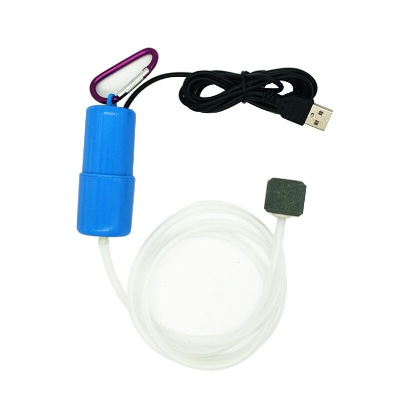 Mini Usb Aquarium Aquarium Zuurstof Luchtpomp Mute Energie Besparen Compressor Aquatic Levert Luchtpomp Kit: LBL