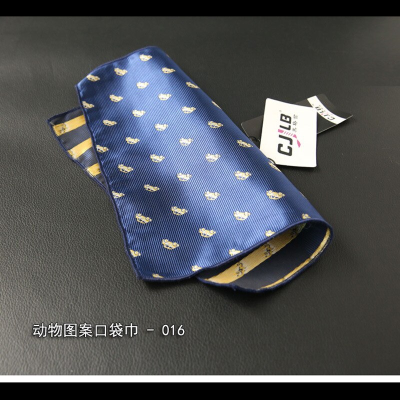 Cartoon Pochet Zakdoeken Voor Mannen Classic Pocket Handdoek Voor Wedding Party Pak Accessoires: 016