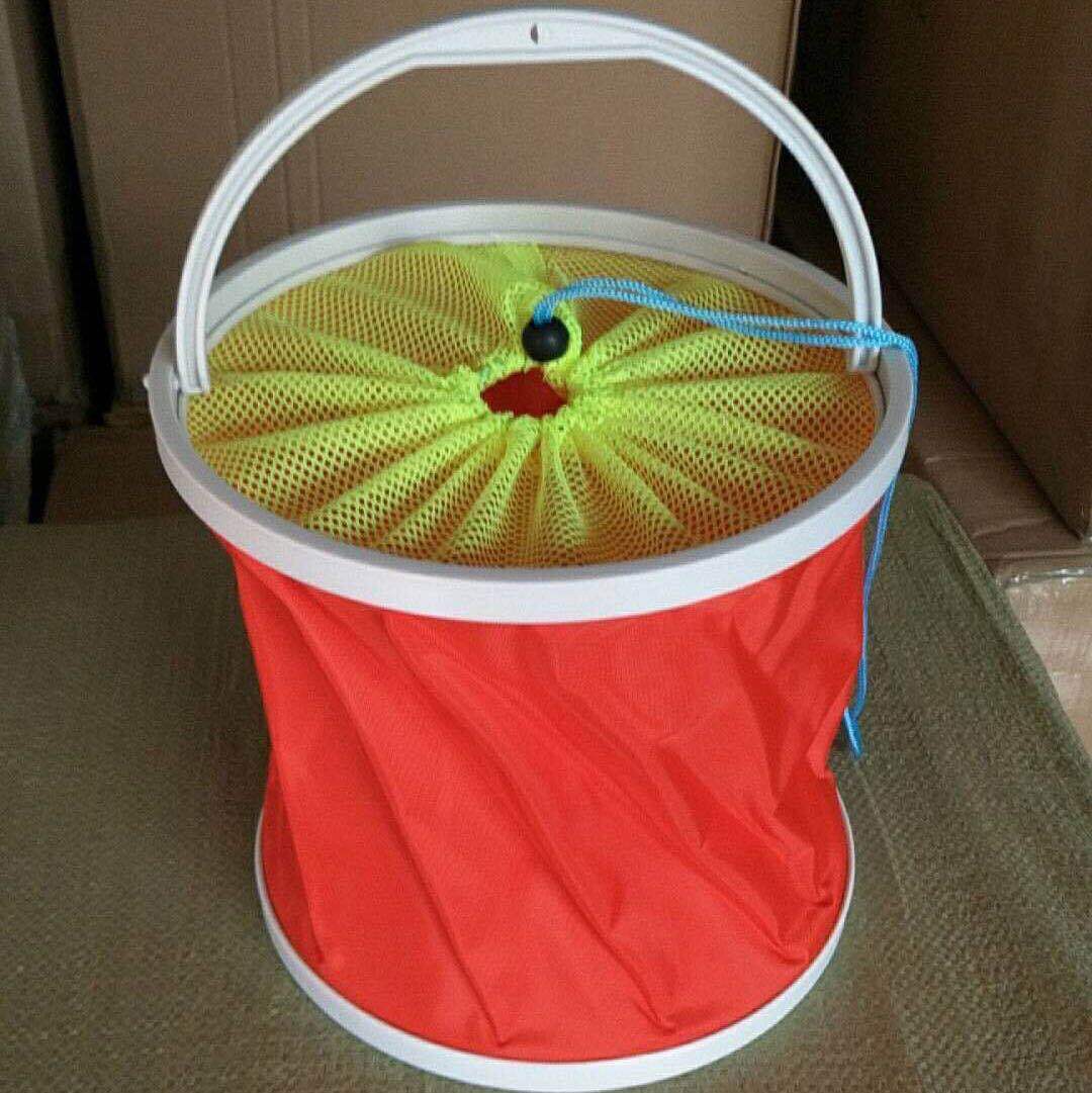 Vissen Emmer Water Bad Opvouwbare Canvas Gekleurde Water Bad Auto Laden Grote Water Bad Upaya: random  21cm