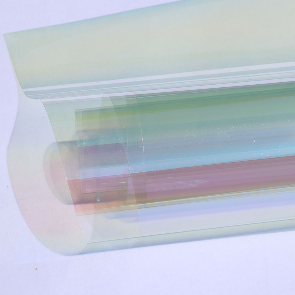 Sunice vlt 80%  bilrude farvetone kamæleon glasfarvning auto bil husdekorer selvklæbende nano keramisk film bilfarvet solfilm