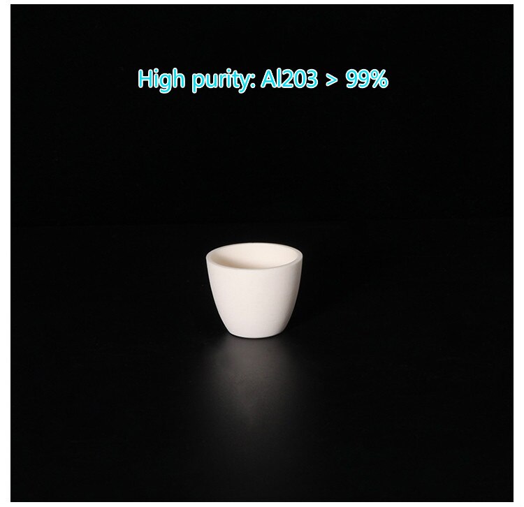 Korund degel, aluminiumoxid degel, flyktig vatten degel, båge degel . 5ml 10ml 20ml 30ml 50ml 100ml. 5 delar  / 1 paket.