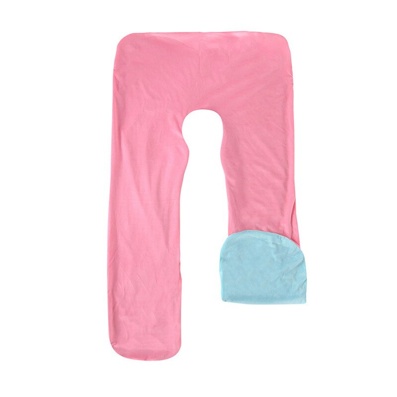 Taie d'oreiller polaire souple pour femmes enceintes, forme en U, lombaire, protection latérale multifonction, housse de coussin pour femmes enceintes: D pillow case