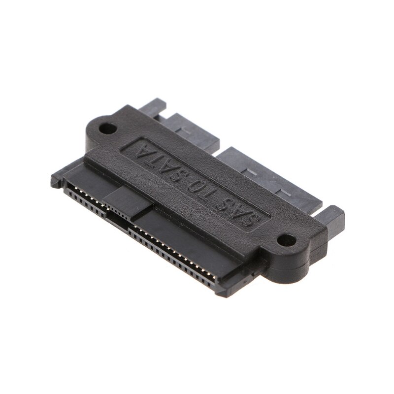 SFF-8482 22 Pin SAS To 7 Pin + 15 Pin SATA Converter Adapter For Hard Disk Drive