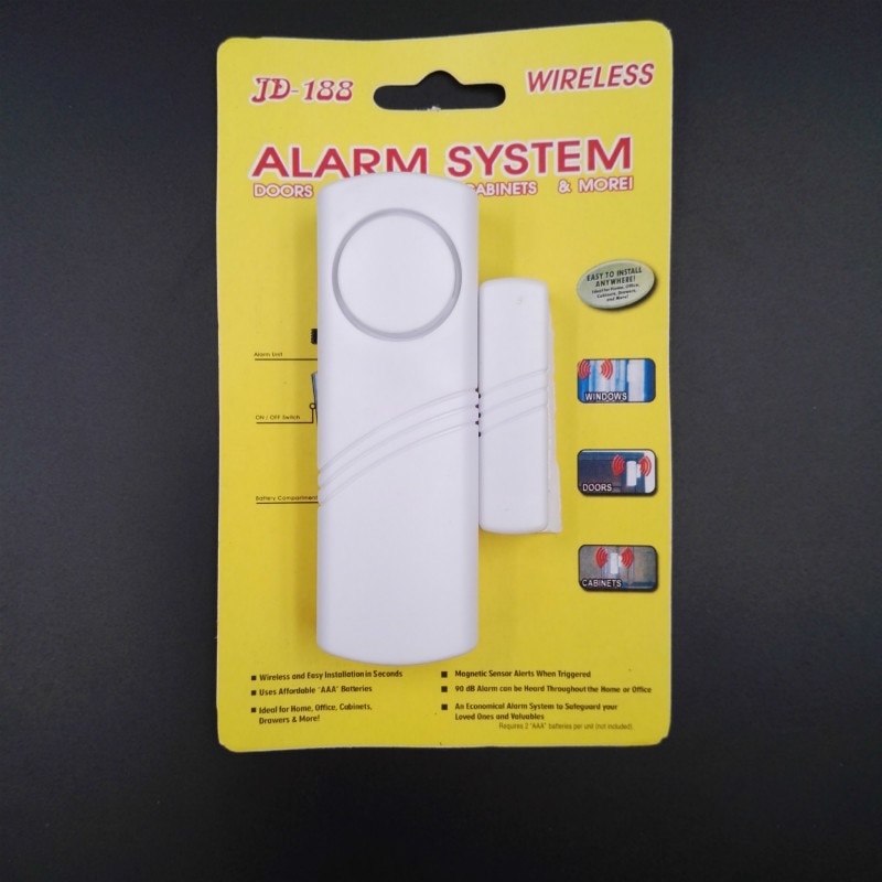 Longer Door Window Wireless Burglar Alarm System Safety Security Device Home