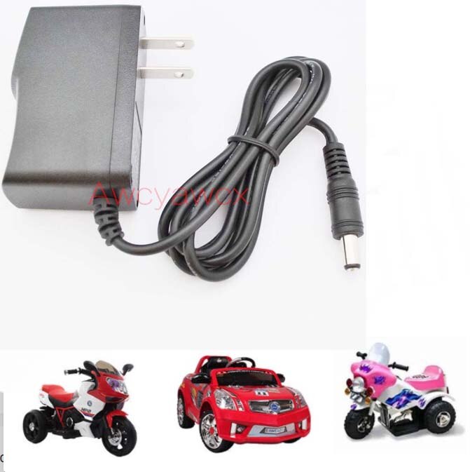 Chargeur de voiture télécommandé 6V 12V 1000ma, chargeur de voiture jouet, chargeur de batterie de moto électrique pour enfants, chargeur universel: US plug / 12V 1000mA