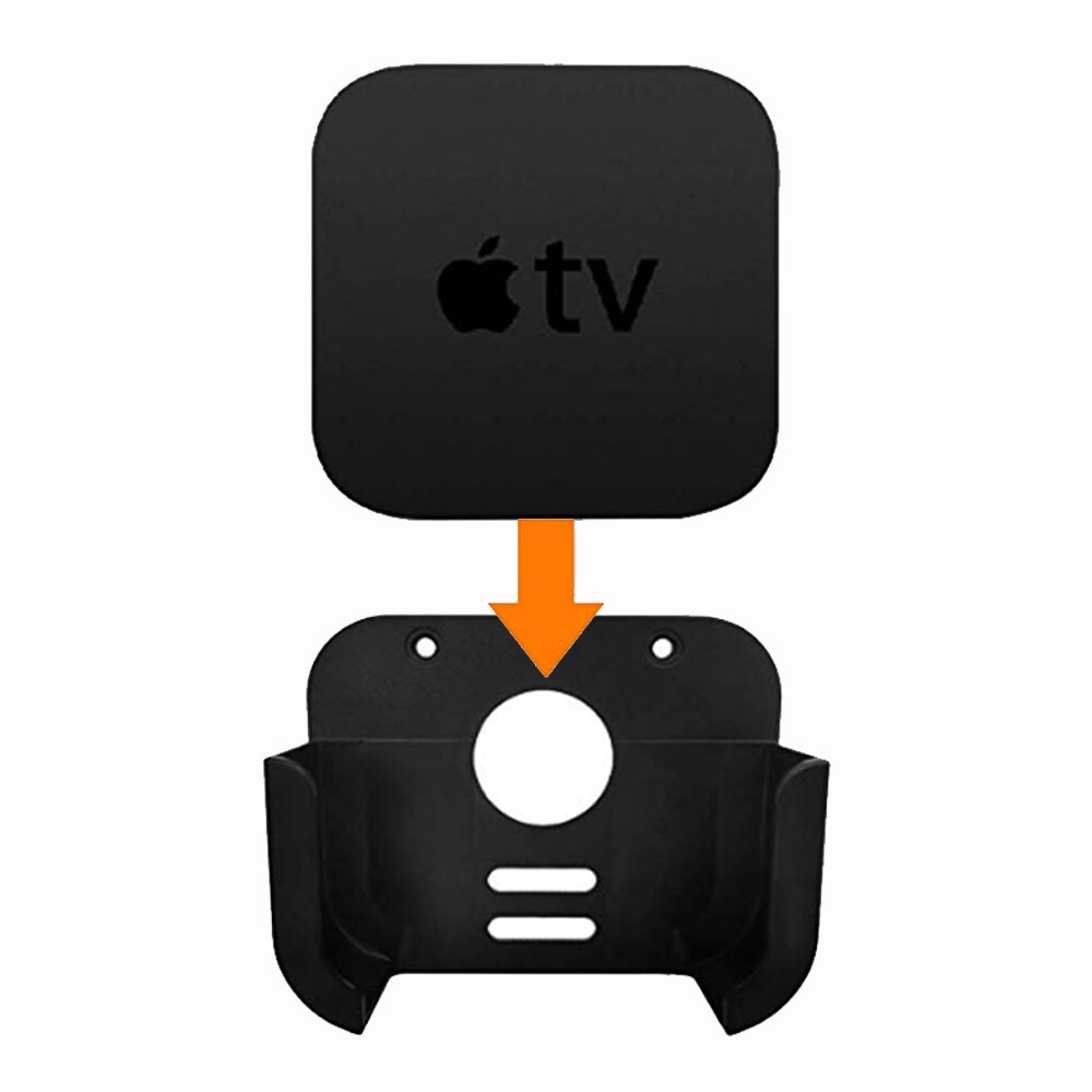 Wall Mount Bracket Holder for Apple TV4 4K TV Mount and Siri Remote Protective Case 5th Generation Compatible for Apple TV4 4K