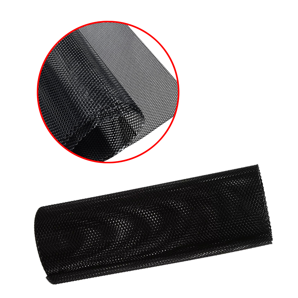 1pc 100 cm x 33 cm / 39.37 inch x 12.99 inch Car Grill Mesh Sheet for Most Vehicle Bumpers, Body Kits, and Grille Openings
