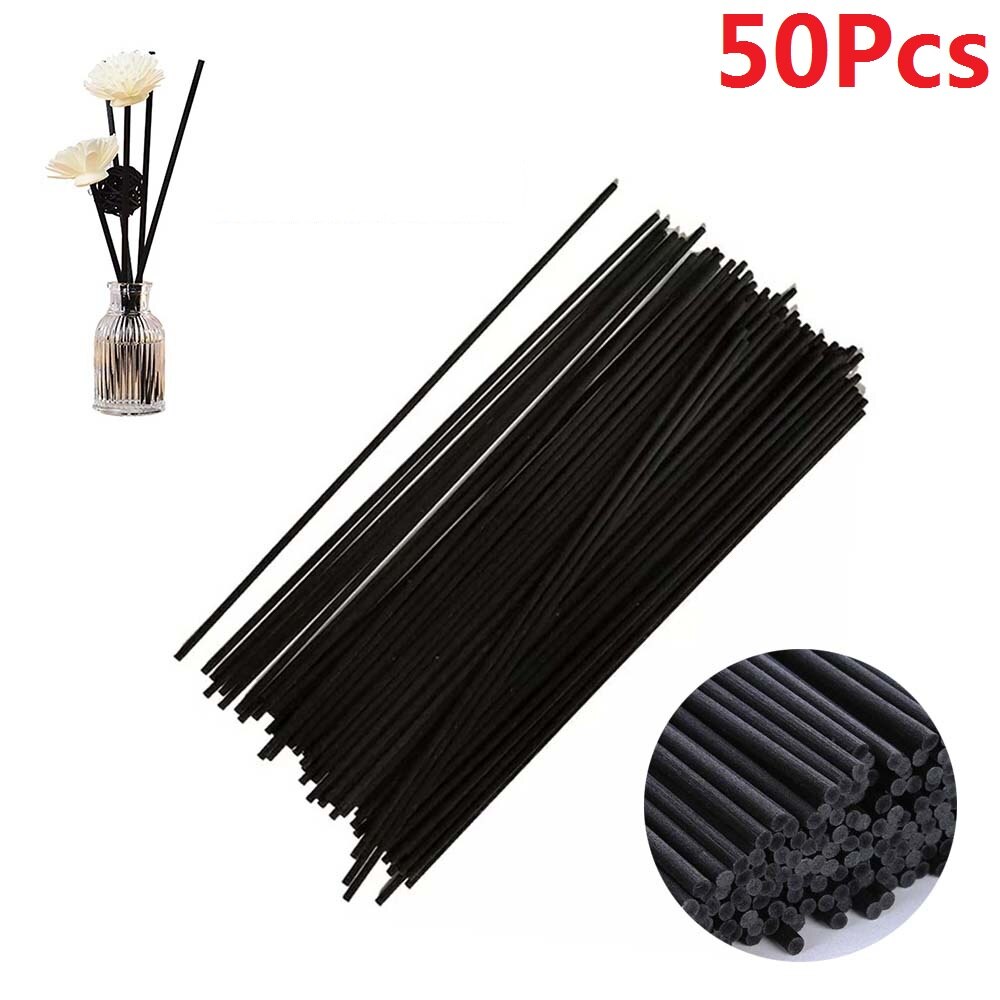 50Pcs 3mm Reed Diffuser Replacement Stick DIY Handmade Home Decor Extra Thick Rattan Reed Oil Diffuser Refill Sticks