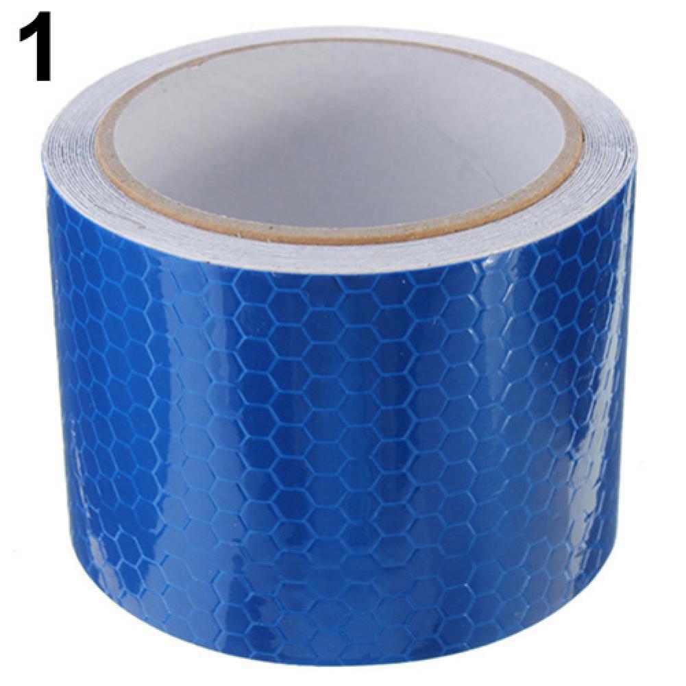 3m x 50mm High Intensity Safety Reflective Tape Self Adhesive Safty Tool: Blue