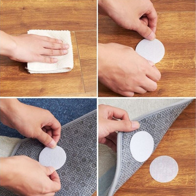 5pairs ​Bed sheet sofa cushion holder Velcro Sofa anti-slip fixed Velcro Round square Fixed sticker