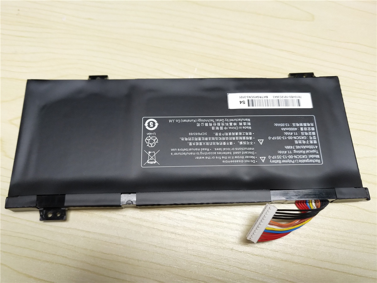 62.32W battery GK5CN-00-13-3S1P-0 for TONGFANG GK5CN5Z, GK5CN6Z, GK5CN4Z, GK6Z5CN SCHENKER XMG Neo 15