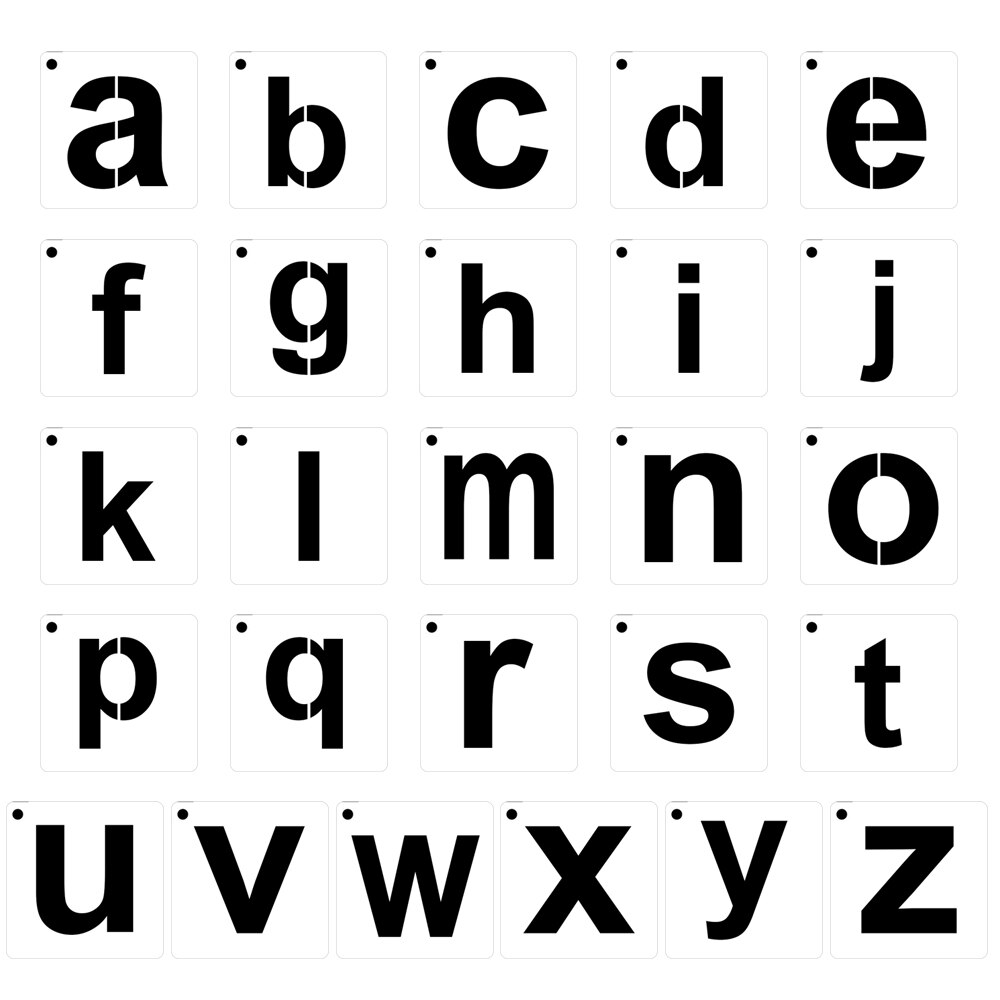 ! 26 unids/set de 8cm con letras del alfabeto DIY, plantilla para pintura, álbum de recortes estampado, plantilla de tarjeta de álbum en relieve: B
