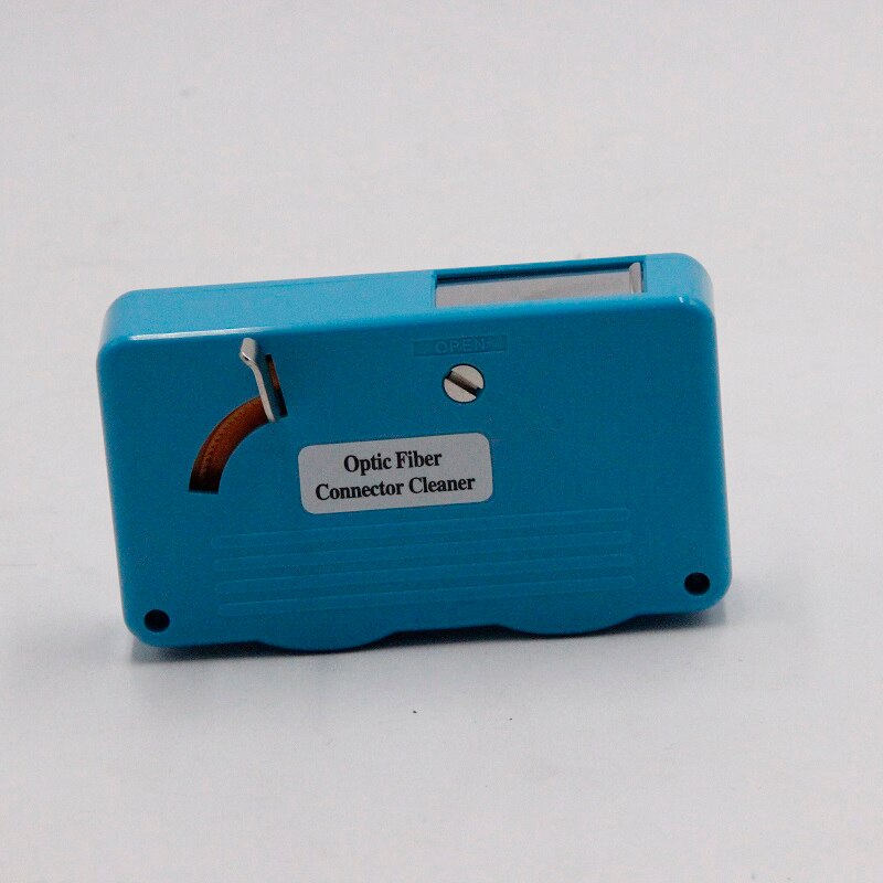 Optical Fiber Connector Cleaner with Replace core LC/SC/FC/ST Connector Universal Cleaning 500 Times Cassette Cleaning Box