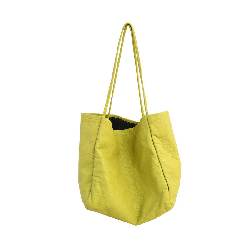 Youda oryginalny projekt jednokolorowy materiał PU torebka duża pojemność zakupy damska torebka w stylu klasycznym damska torba na ramię: zielony