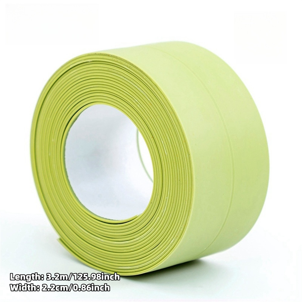 Waterproof Self Adhesive PVC Sealant Tape for Bathtub Toilet Sink Countertop Shower Tile Bathroom Kitchen Leak Proof Durable Cau: Brown