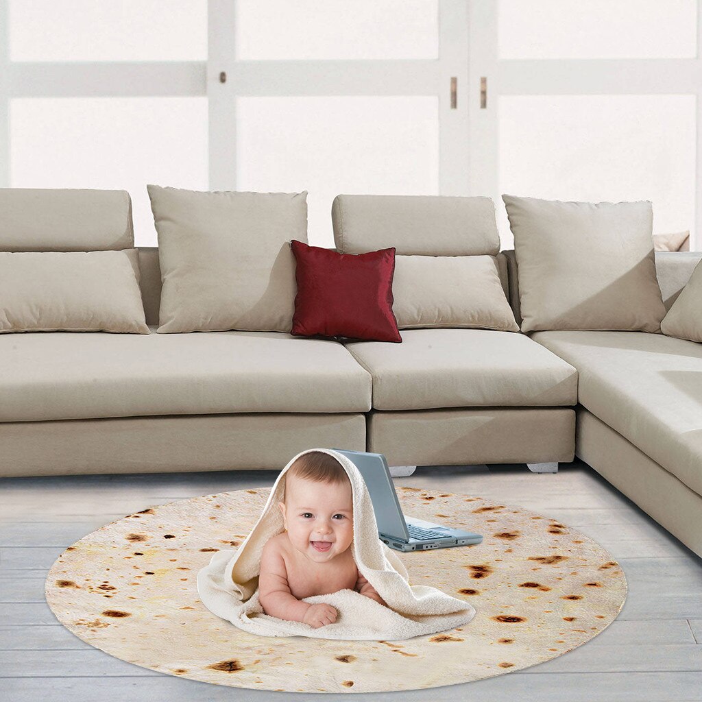 Komfort mad burrito wrap tæppe perfekt rundt tortilla kast