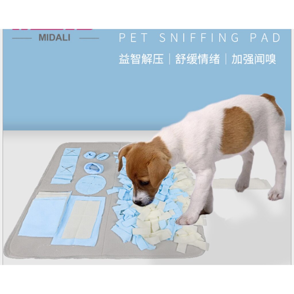 Zachte snuffelmat voor huisdieren, trainingsdeken, neuspad voor huisdieren, geur, snuffelmatten, trainingsdeken, voerdeken, neuspad voor huisdieren