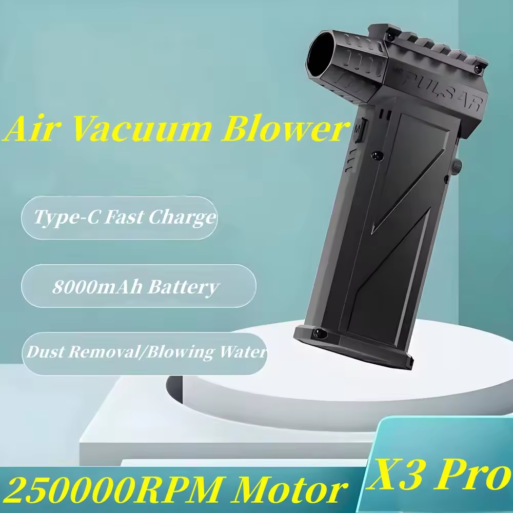 250000RPM X3pro Violent Blower Powerful Snow Blower Handheld Brushless Motor Vacuum Cleaner Electric Air Blower Car Dryer ﻿