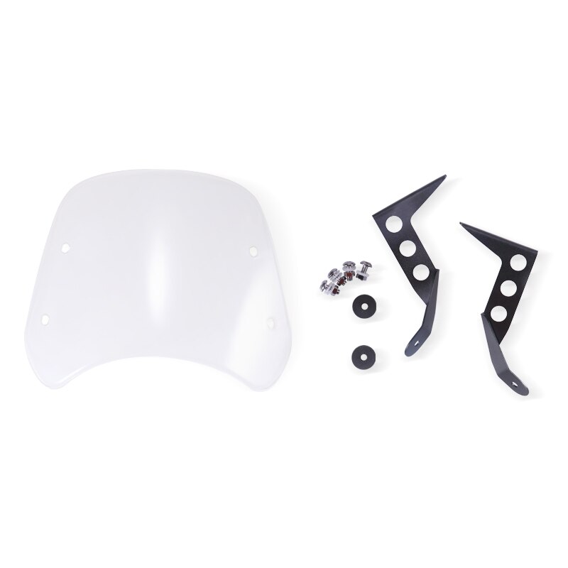 Motorcycle Black/Smoke/Clear Front Headlight Windshield Fairing Windscreen Deflector For Benelli Leoncino 250