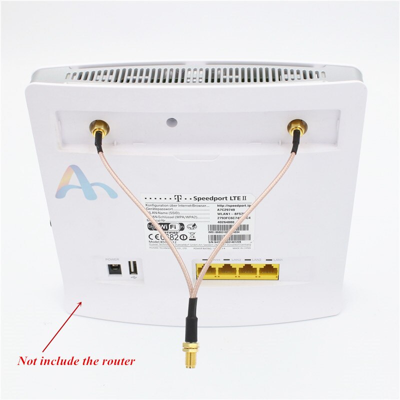 SMA Female to SMA Male Connector Splitter Combiner RF Coaxial Pigtail Cable use for 3G 4G modem HUAWEI ZTE antenna