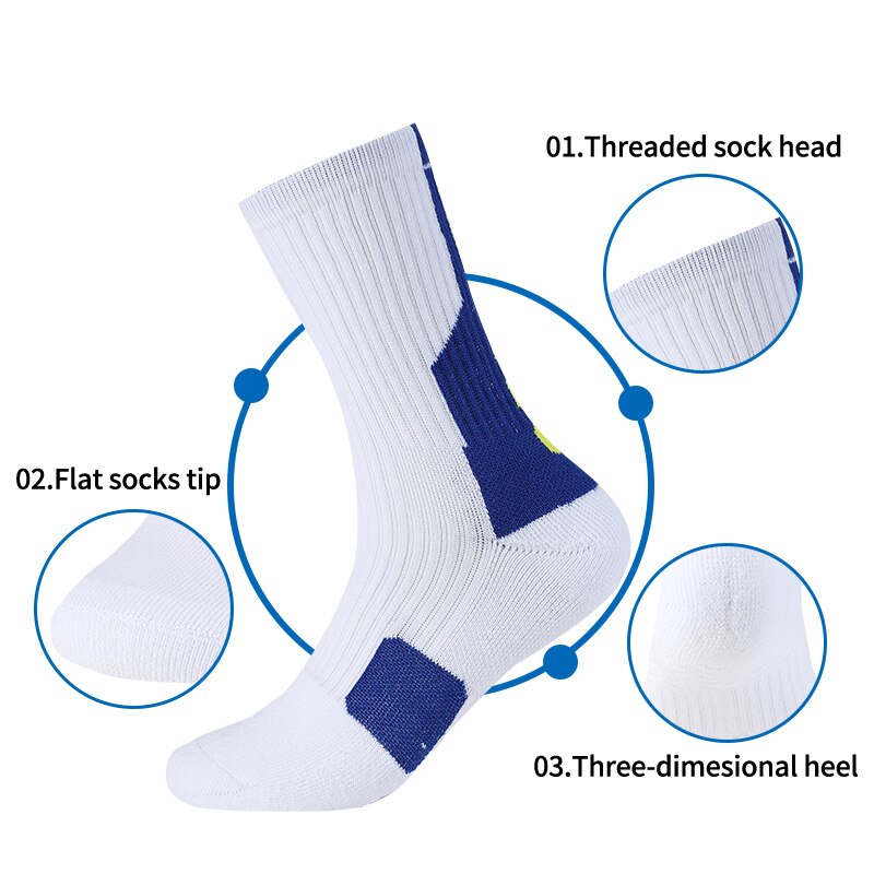Professionele Sport Basketbal Sokken Voor Running Comfortabele Ademend Thicknon-Slip Elastische En Niet-Fading