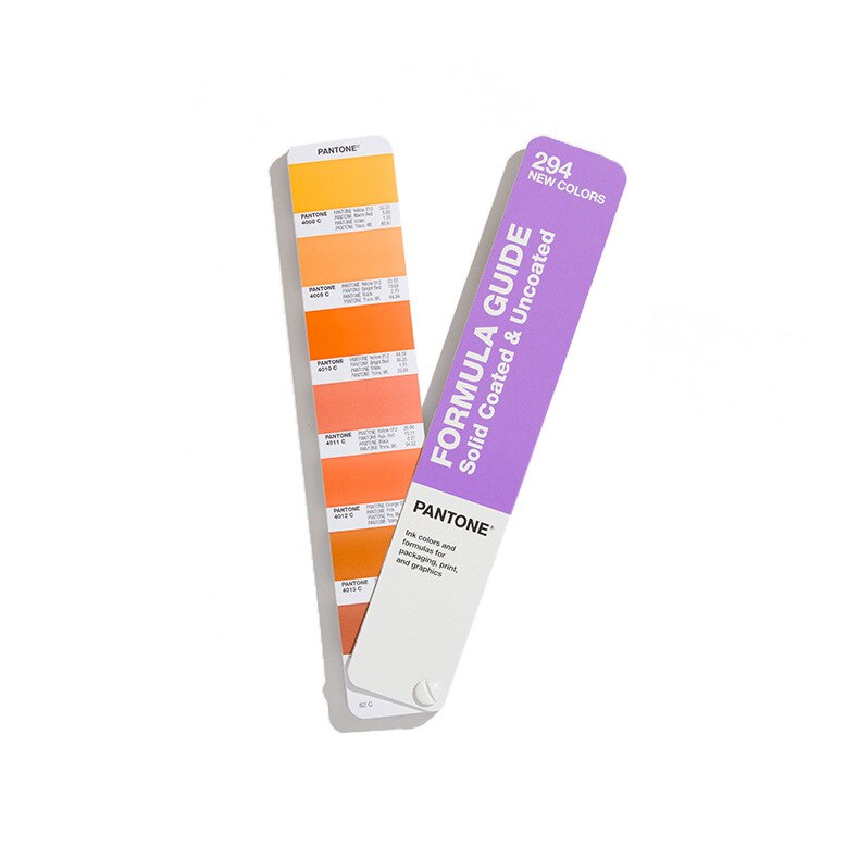 Pantone farvekort international standard tilføjet 294 farve c kort u kort  gp1601a- supl
