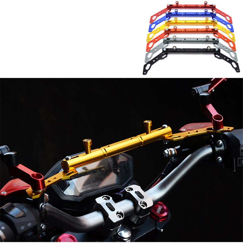 Guidon de Moto en métal CNC, poignée de barre d&#39;équilibre, pour Kawasaki Honda Suzuki Benelli Vespa Yamaha