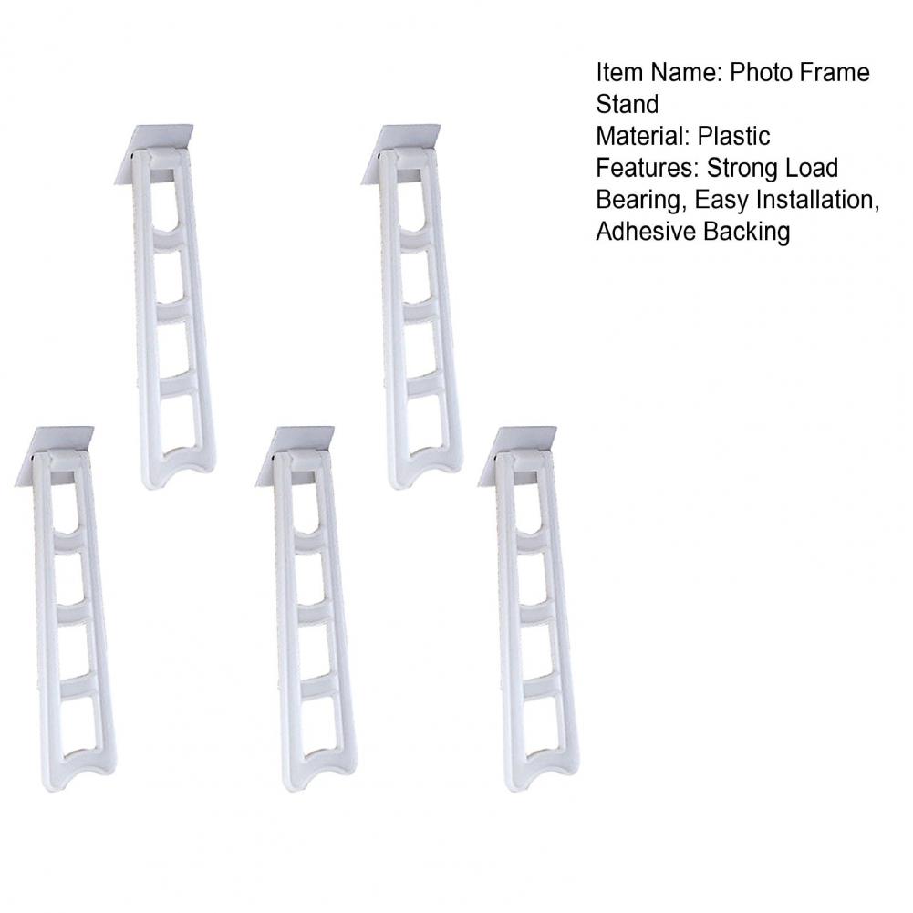 5 stuks fotolijst standaard verstelbare hoek zelfklevende achterkant fotodisplay standaard beugel achterbeen voet voor fotofotografie