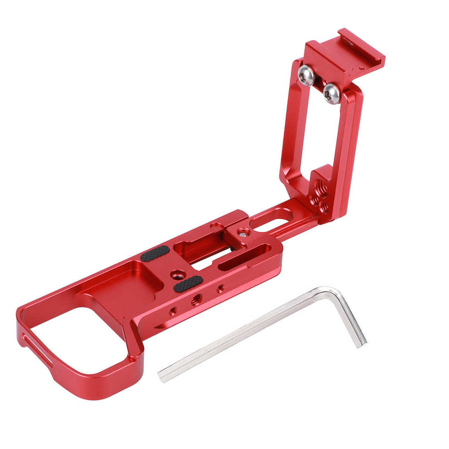 L Bracket Quick Release Plate Vertical Shooting with Cold Shoe Mount for SONY A73 Camera Camera L-Shaped Bracket