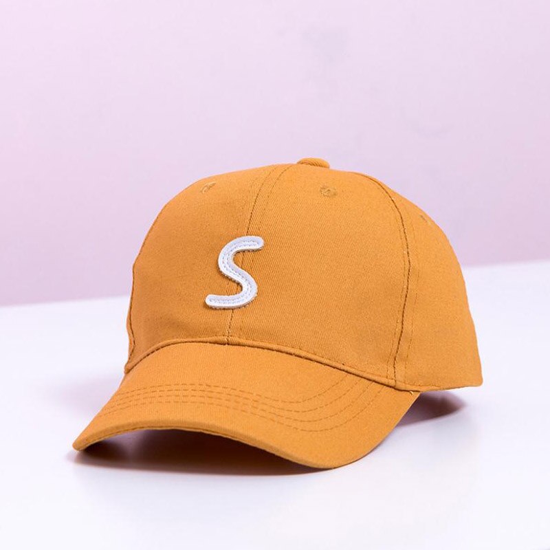 Doitbest 2 to 7 vuotiaille kevään lasten lippalakki pojille ja tytöille, kirjontakirjaimet, snapback-säädettävä lasten hiphop-hattu, aurinkolippis: S keltainen