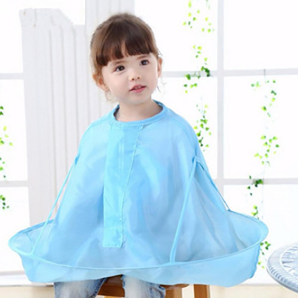 Cape de nettoyage et de coupe de cheveux pour enfants, tablier pliable pour Salon de coiffure