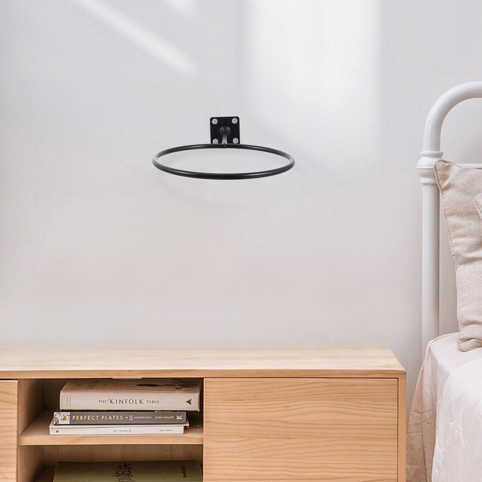 2 sets shop basketball rack iron balls rack caps display stand wall caps holder for decor