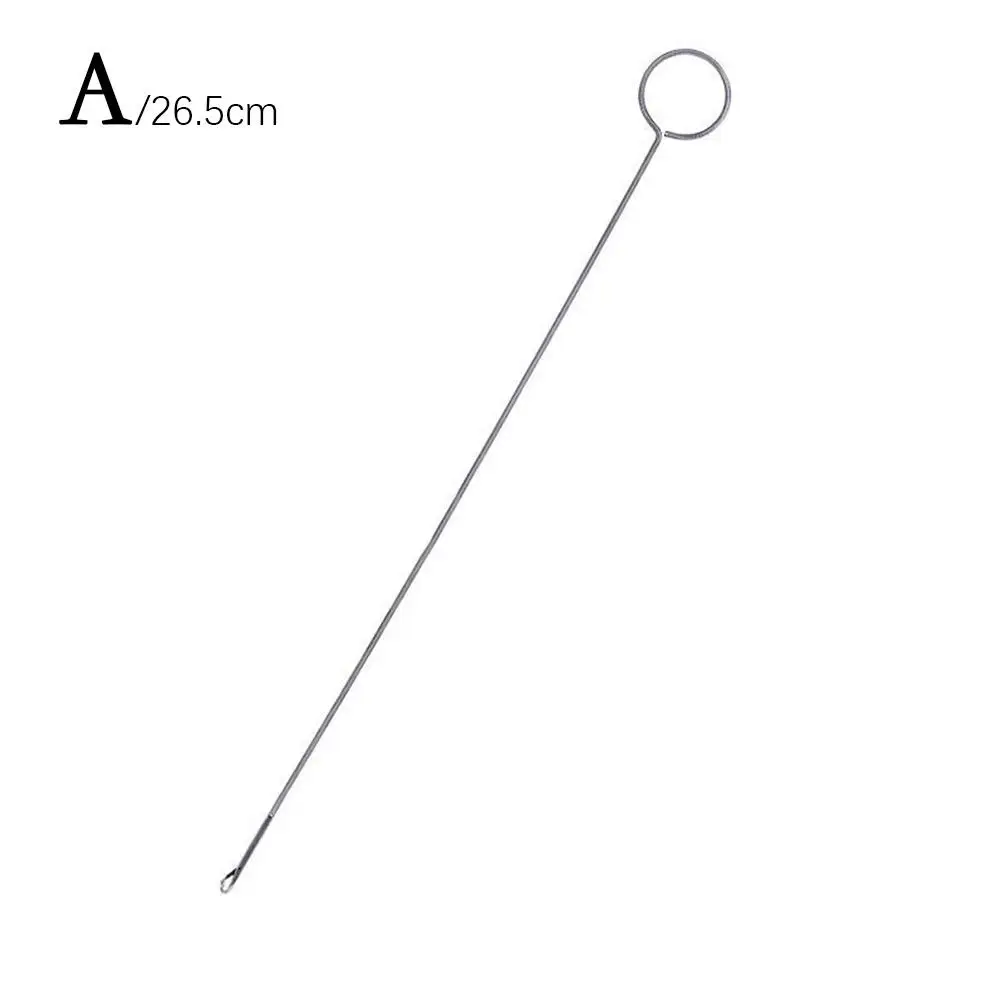 Naaien Loop Turner Hook RVS Loop Turner met klink voor stoffen buisriemen Strips DIY breien naaiaccessoires: Light Grey