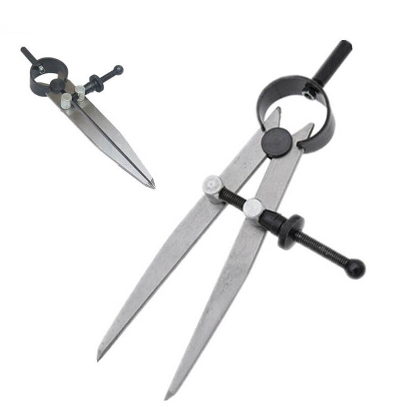 Verstelbare Kompassen Meters Diy Handcraft Lijn Markering Gauge Lederen Tool Vleugel Divider Leathercraft Roterende Scratch Gauge