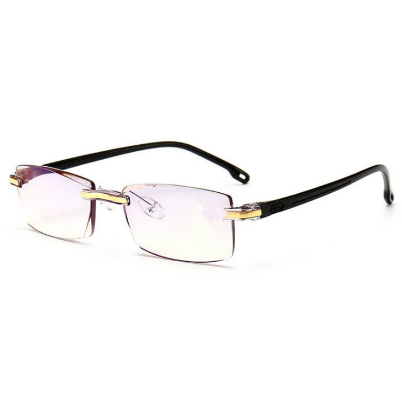 Randloze Leesbril Vrouwen En Mannen Transparant Blauw Licht Blokkeren Frameloze Computer Bril Anti-Blauwe Glazen Accessoires