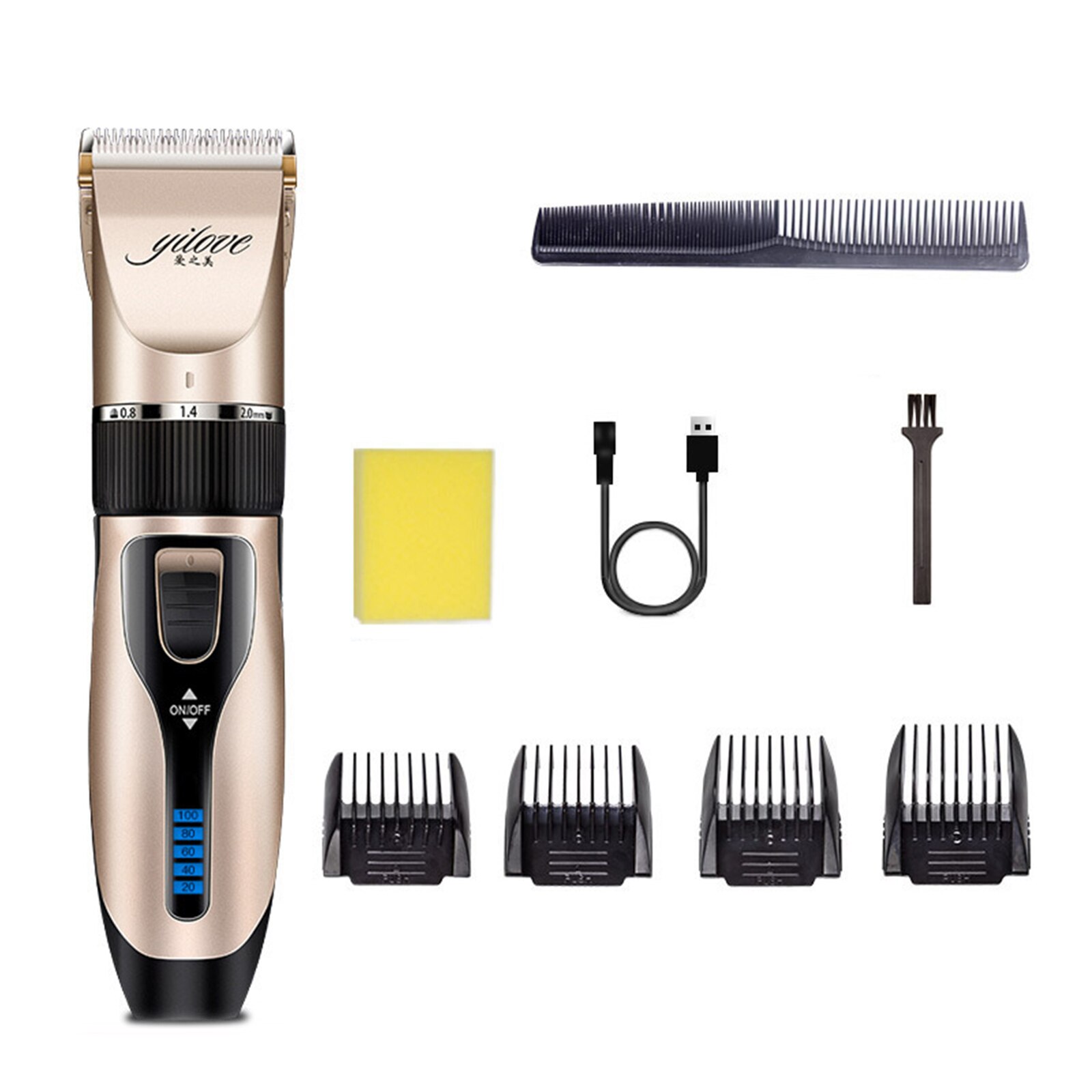 Pet Clipper Hond Kat Scheerapparaat Huisdier Professionele Veilige Elektrische Tondeuse LB88: q7