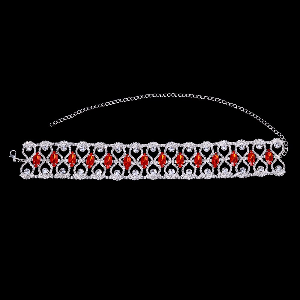 Stonefans collana girocollo con strass in cristallo dorato gioielli da donna dichiarazione collana Hip-Hop uomo Bling ghiacciato 2020 grandi collane: Silver Type 2